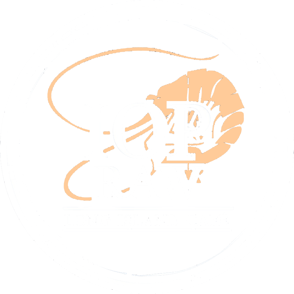 island of palms iop raw long island cafe logo transparent